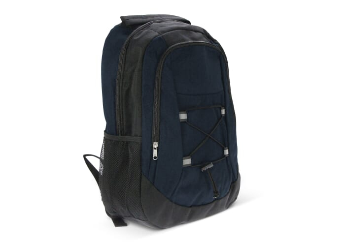 Sac à dos personnalisable PET recyclé et cordon de serrage 25L Bleu foncé
